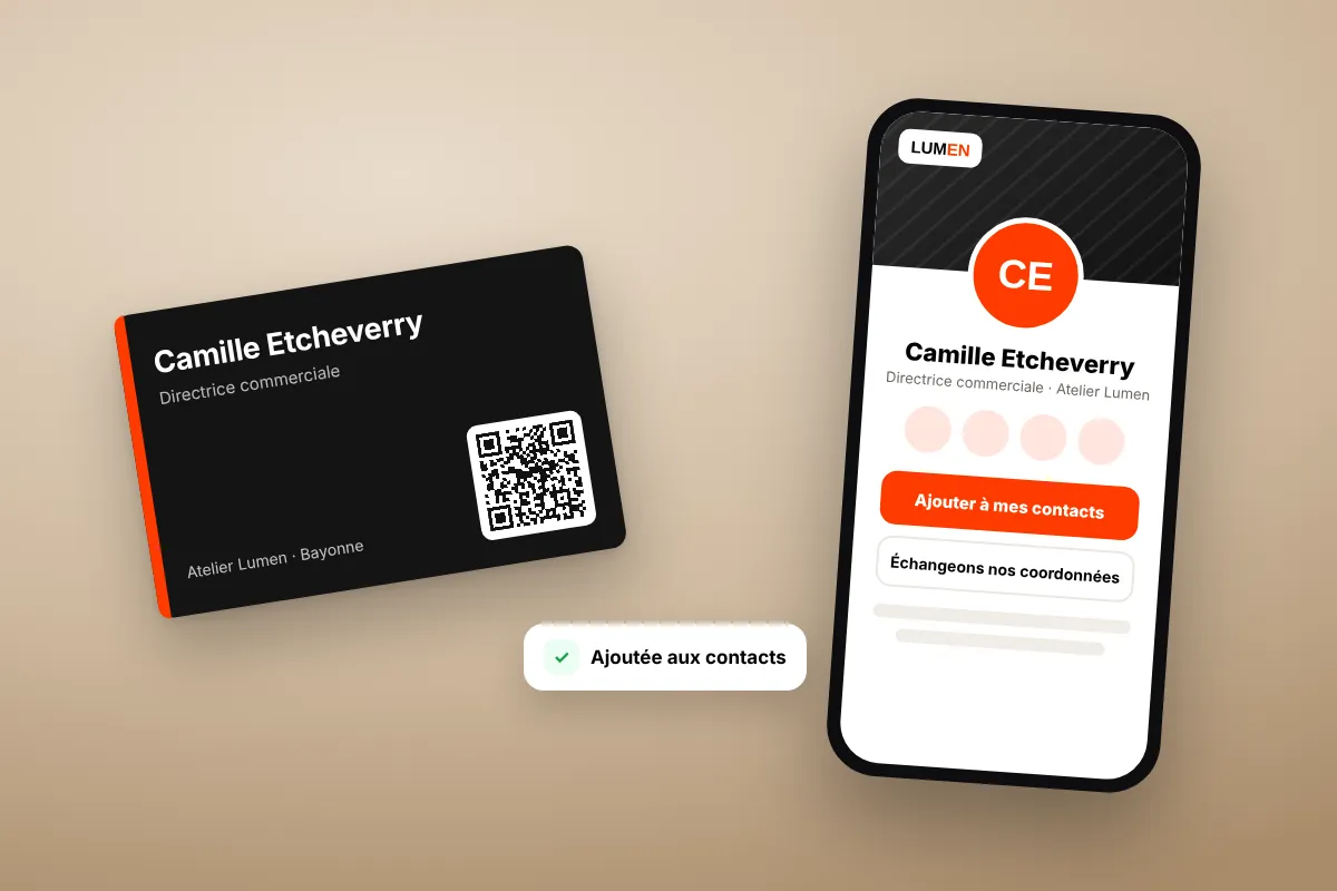 Carte de visite connectée — Paynelia