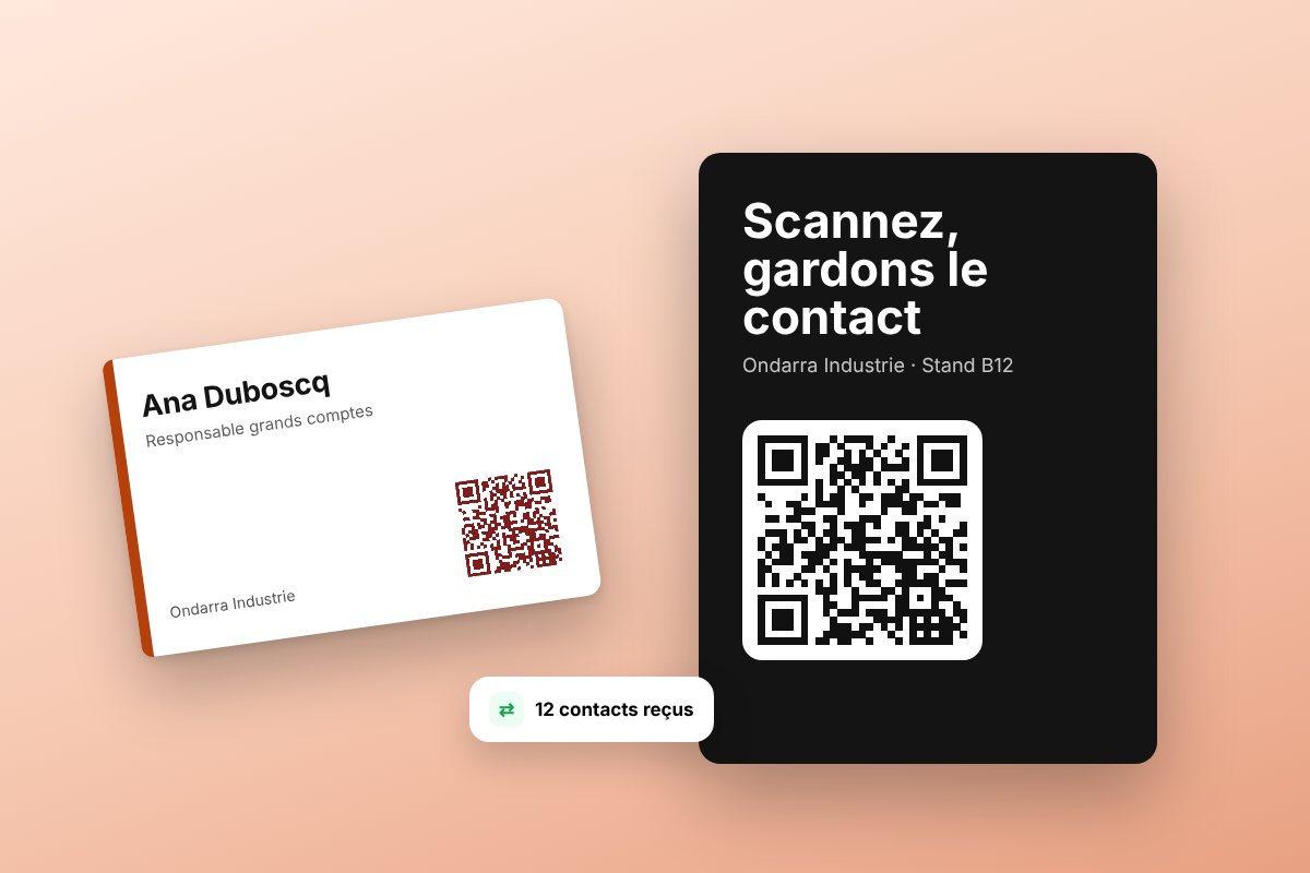 Salon et prospection : garder le contact — Paynelia