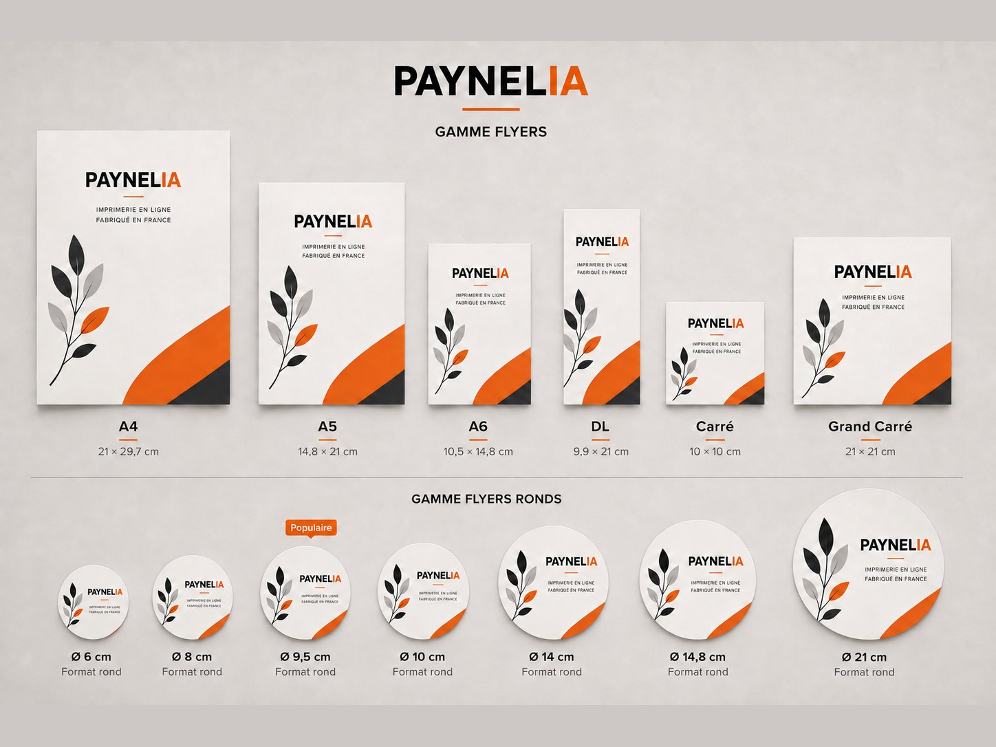 Flyers personnalisés — Paynelia