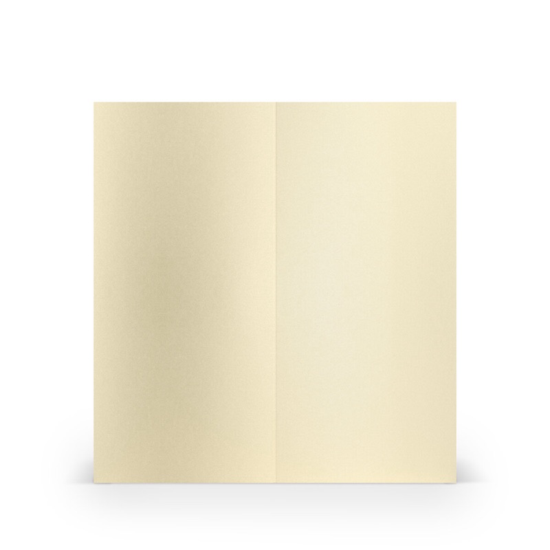 cartes pliantes (portrait) Crème (éclairage aux bougies) 100 x 210 mm