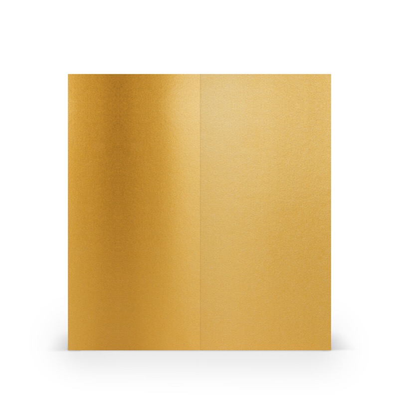 cartes pliantes (portrait) Doré 100 x 210 mm