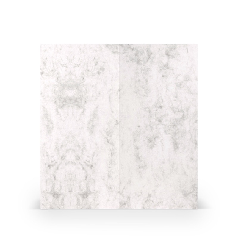 cartes pliantes (portrait) Gris (Gris marbré) 100 x 210 mm