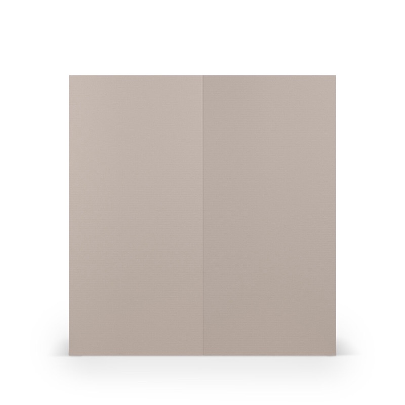cartes pliantes (portrait) Gris (Gris taupe) 100 x 210 mm