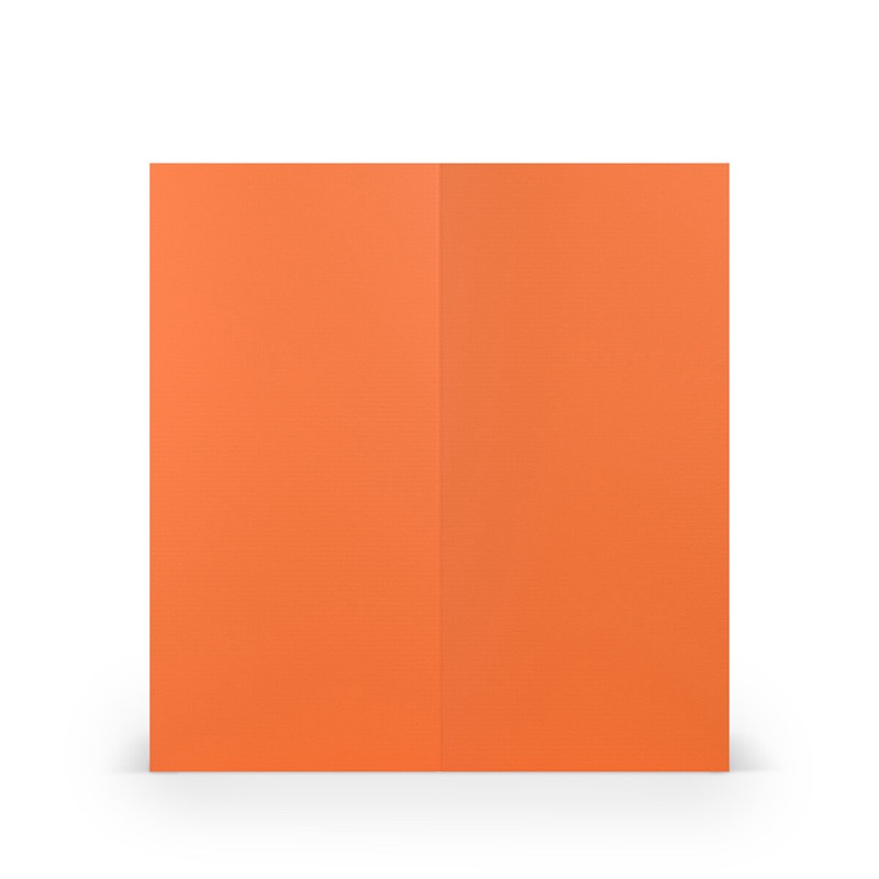 cartes pliantes (portrait) Orange 100 x 210 mm
