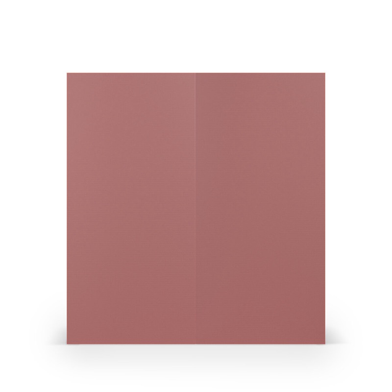 cartes pliantes (portrait) colorées rose (hortensia) 100 x 210 mm (dl) | 220 g/qm côtelé (paperado) | sans fenêtre | pas de fermeture | pas de rabat | 50 pièces