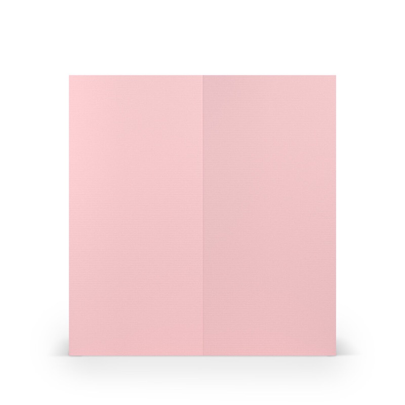 cartes pliantes (portrait) Rose (Rose flamant) 100 x 210 mm