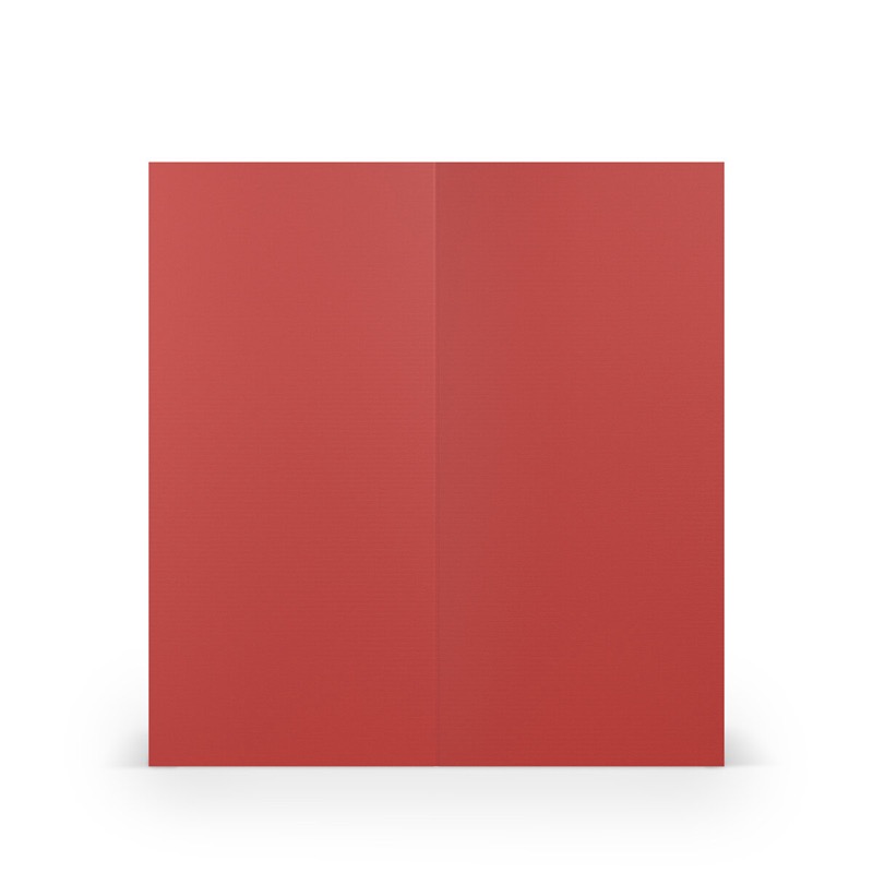 cartes pliantes (portrait) Rouge (Rouge tomate) 100 x 210 mm