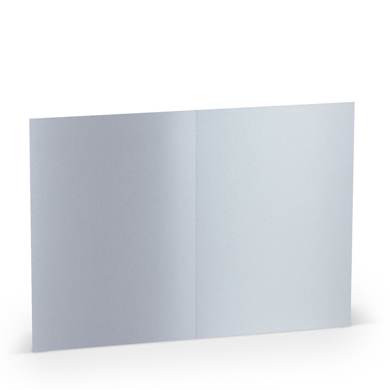 cartes pliantes (portrait) blanc (blanc brillant) 105 x 148 mm (din a6) | 250 g/qm brillant (paperado) | sans fenêtre | pas de fermeture | pas de rabat | 50 pièces