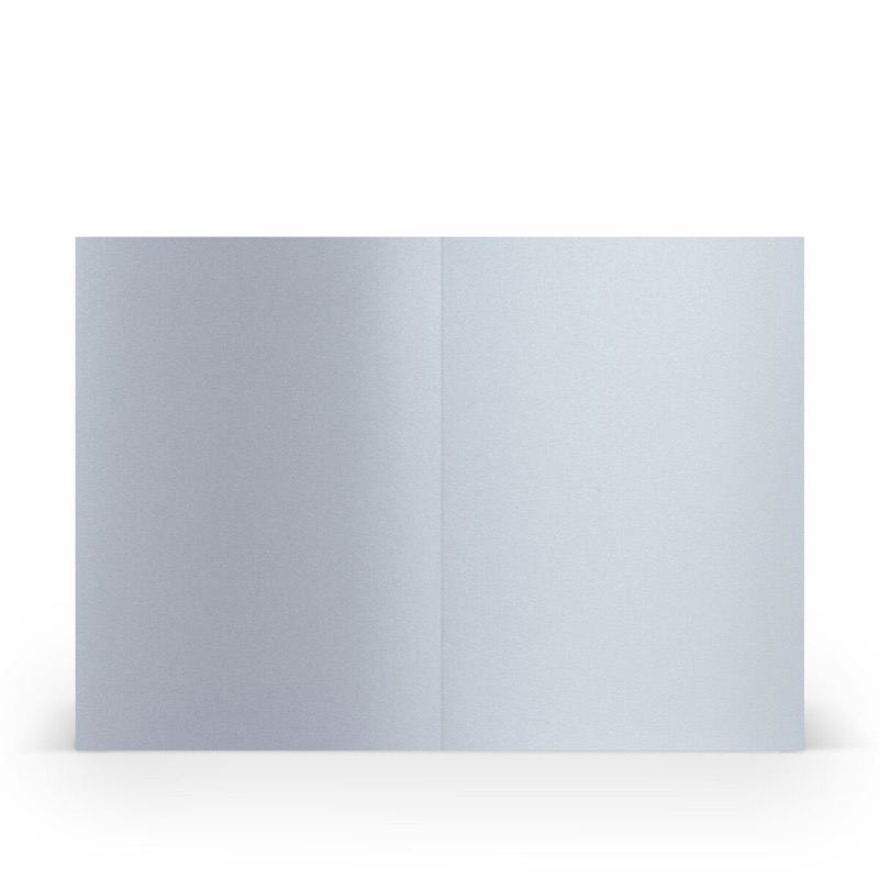 cartes pliantes (portrait) Blanc (Blanc brillant) 105 x 148 mm