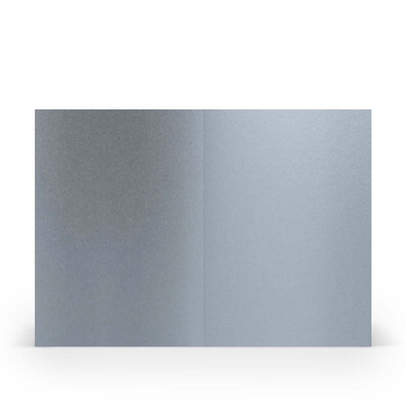 cartes pliantes (portrait) Argent 105 x 148 mm