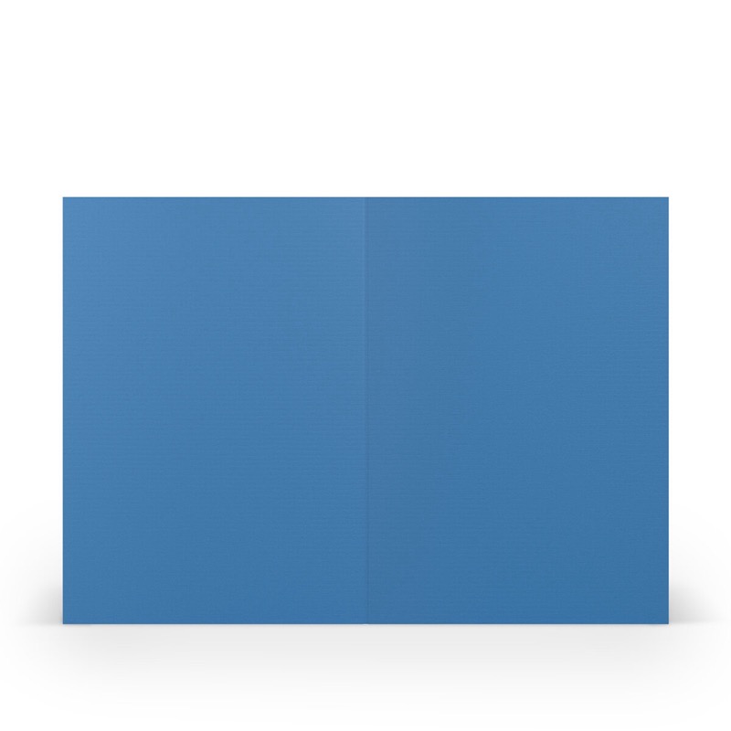 cartes pliantes (portrait) Bleu (Bleu dur) 105 x 148 mm