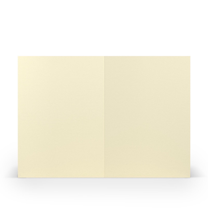 cartes pliantes (portrait) Crème (Chamois) 105 x 148 mm
