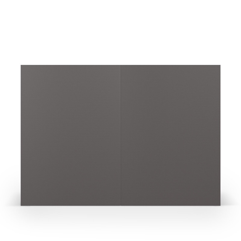 cartes pliantes (portrait) Gris (Ardoise) 105 x 148 mm