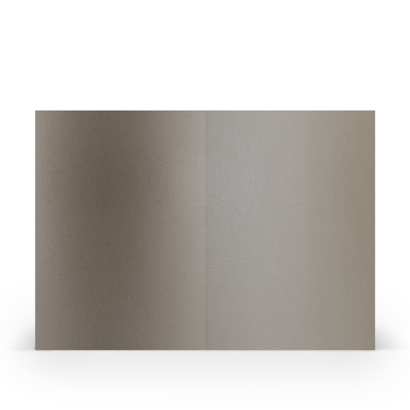 cartes pliantes (portrait) Gris (Gris taupe) 105 x 148 mm