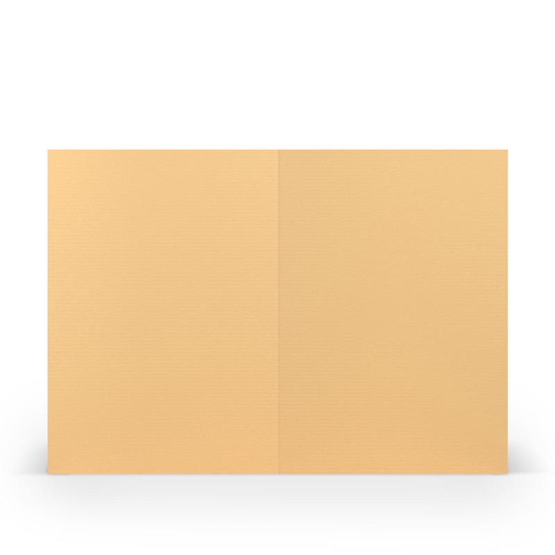 cartes pliantes (portrait) Jaune (Jaune melon) 105 x 148 mm