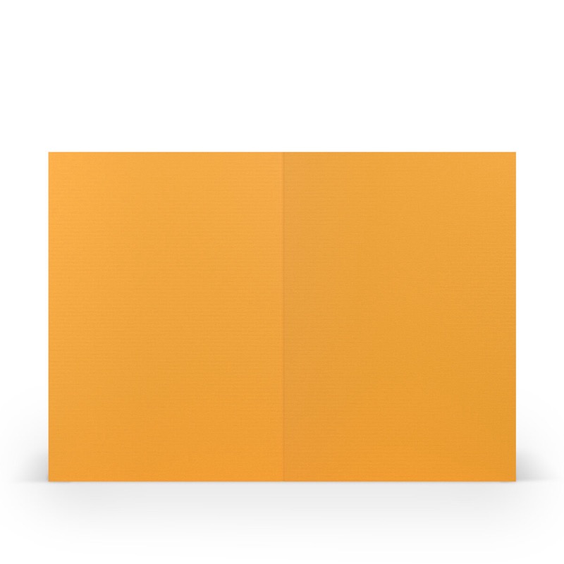 cartes pliantes (portrait) Jaune (Ocre jaune) 105 x 148 mm