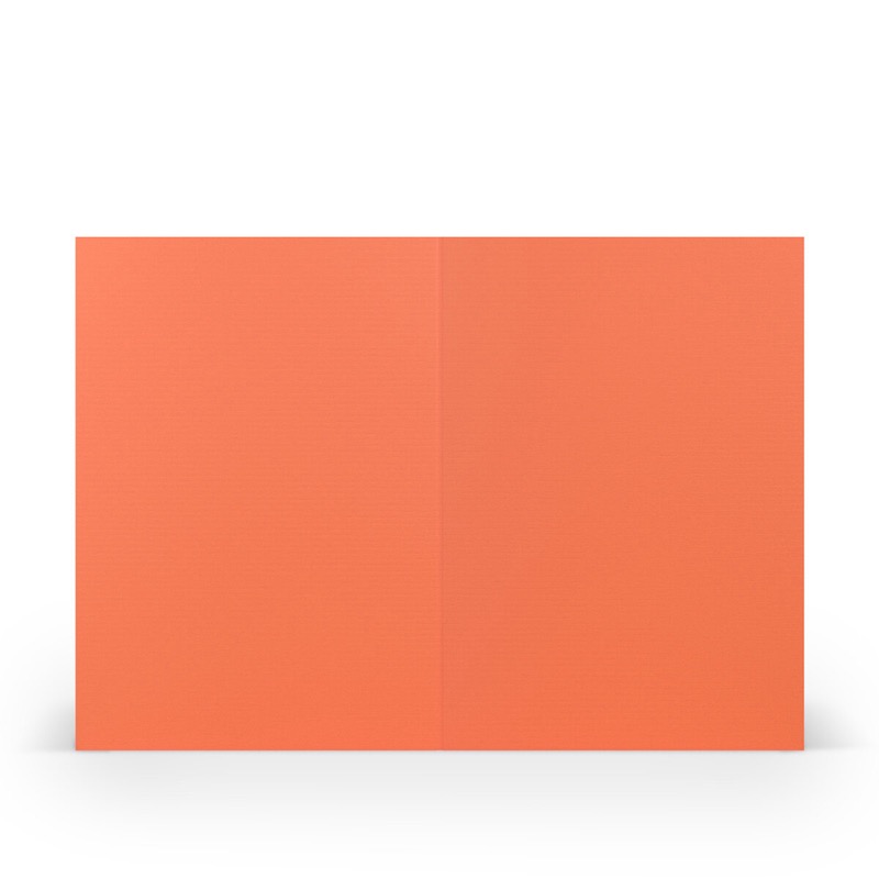 cartes pliantes (portrait) Rose (Corail) 105 x 148 mm