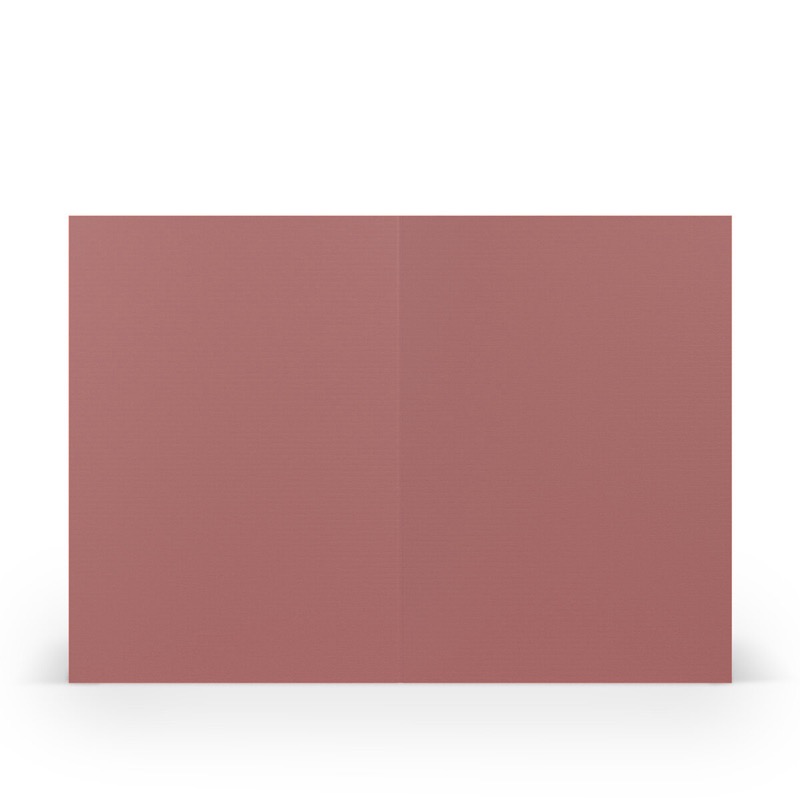 cartes pliantes (portrait) colorées rose (hortensia) 105 x 148 mm (din a6) | 220 g/qm côtelé (paperado) | sans fenêtre | pas de fermeture | pas de rabat | 50 pièces