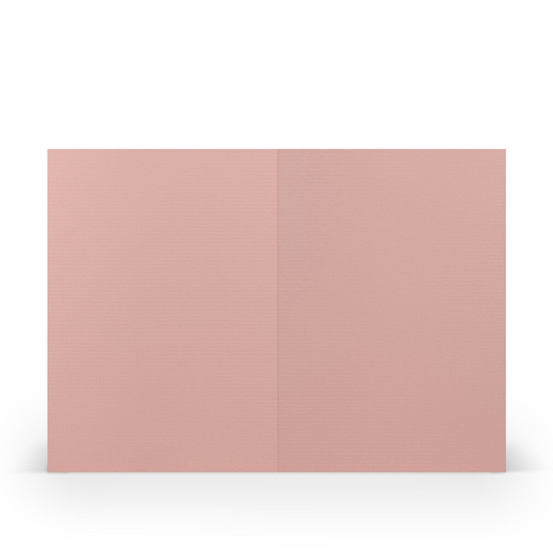 cartes pliantes (portrait) Rose (Vieux rose) 105 x 148 mm