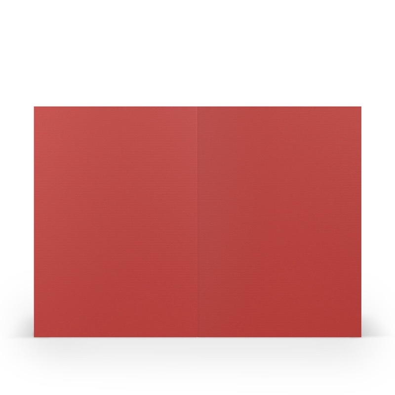 cartes pliantes (portrait) Rouge (Rouge tomate) 105 x 148 mm