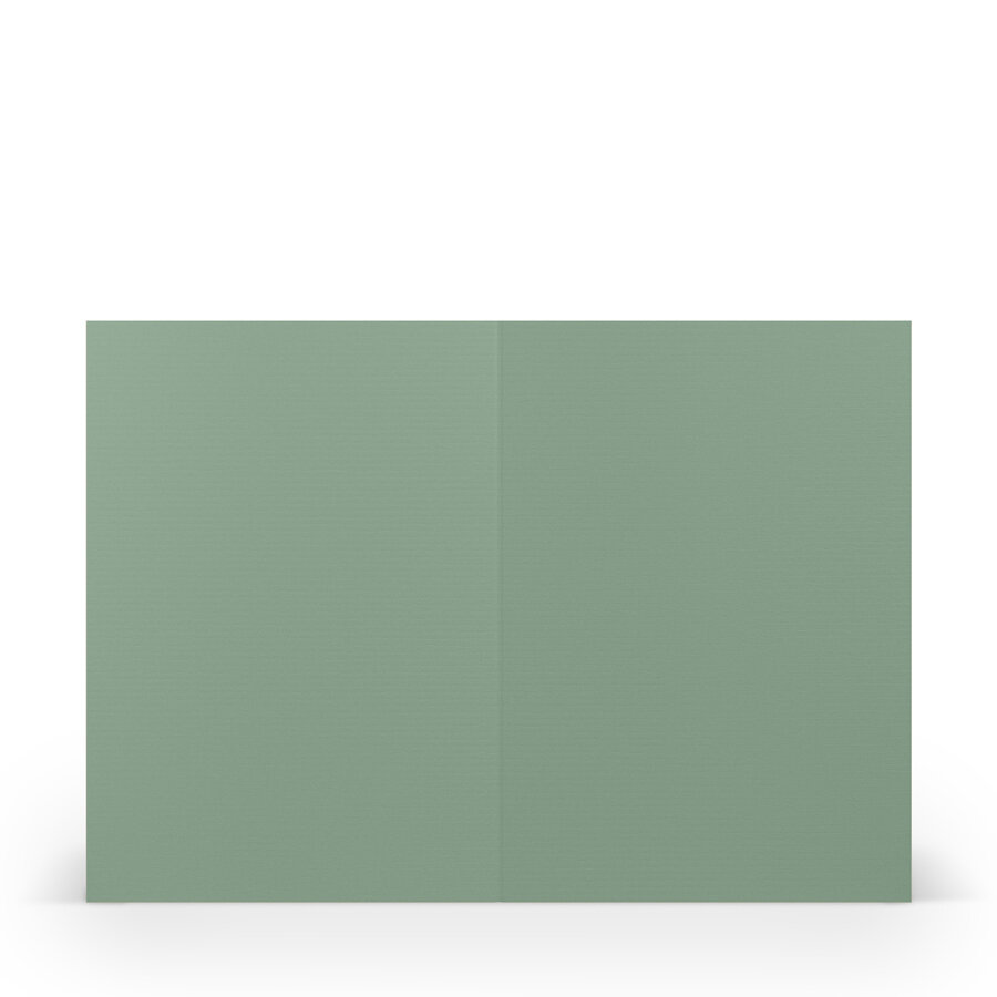 cartes pliantes (portrait) Vert (Eucalyptus) 105 x 148 mm