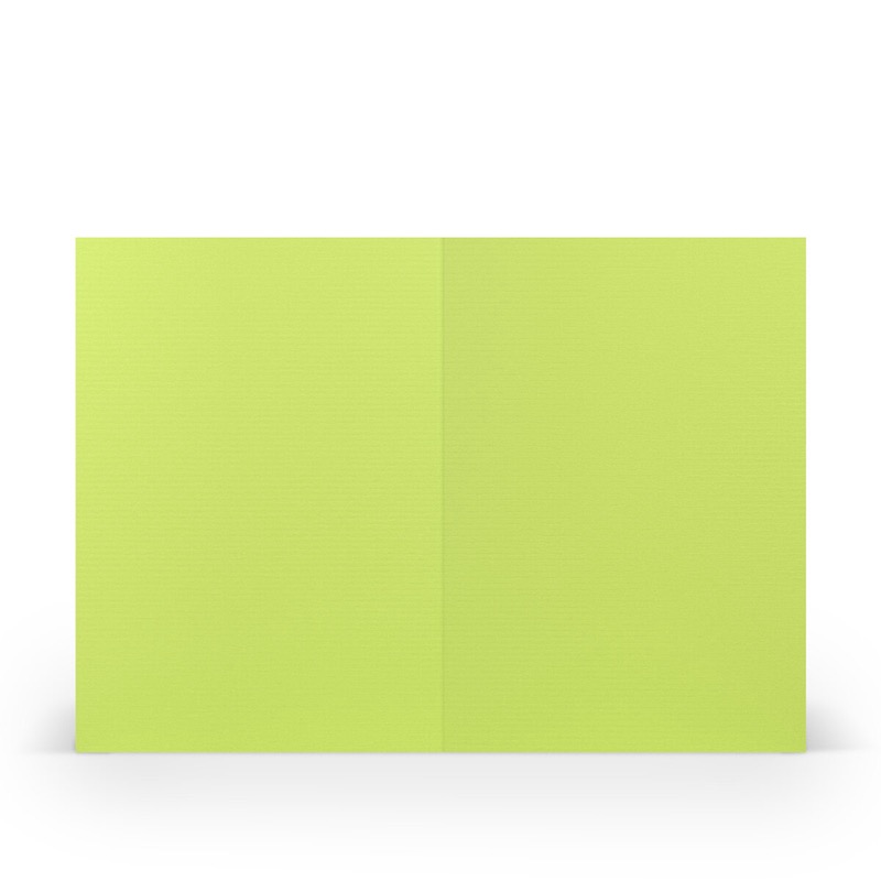 cartes pliantes (portrait) Vert (Vert de mai) 105 x 148 mm