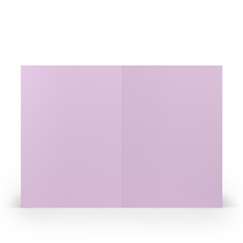 cartes pliantes (portrait) Violet (Orchidée lilas) 105 x 148 mm