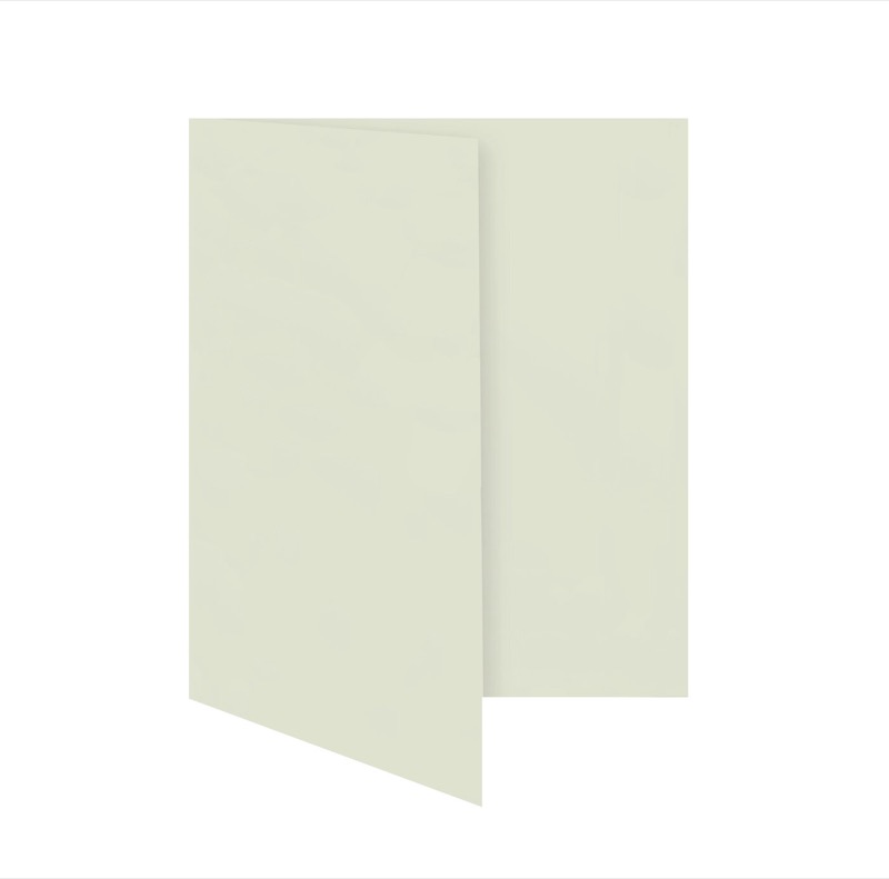 cartes pliantes colorées crème (coquille d'oeuf blanc) 105 x 150 mm (din a6) | 250 g/qm offset | sans fenêtre | pas de fermeture | pas de rabat | 50 pièces