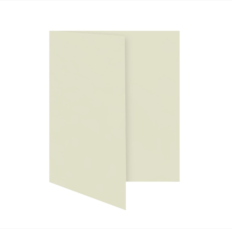 cartes pliantes colorées crème (éclairage aux bougies) 105 x 150 mm (din a6) | 250 g/qm offset | sans fenêtre | pas de fermeture | pas de rabat | 50 pièces