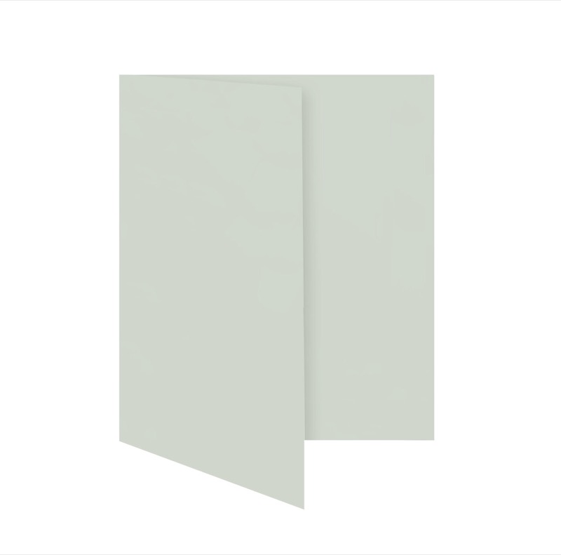 cartes pliantes colorées gris (flanelle) 105 x 150 mm (din a6) | 230 g/qm offset | sans fenêtre | pas de fermeture | pas de rabat | 50 pièces
