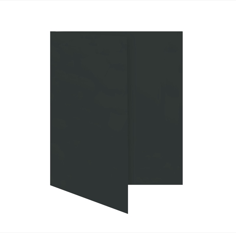 cartes pliantes colorées noir 105 x 150 mm (din a6) | 230 g/qm offset | sans fenêtre | pas de fermeture | pas de rabat | 50 pièces