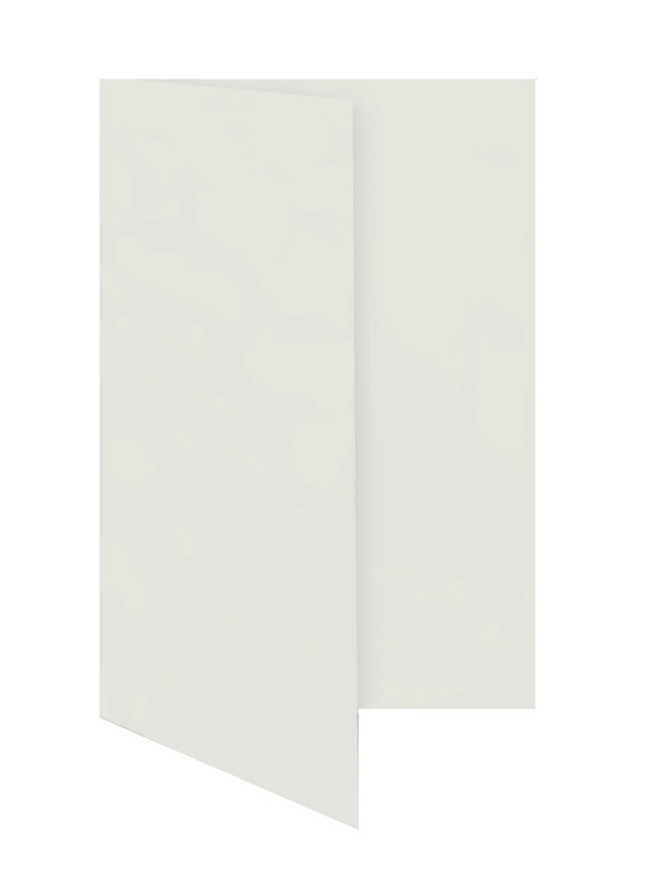 cartes pliantes blanc (blanc naturel biotope) 105 x 210 mm (dl) | 230 g/qm offset | sans fenêtre | pas de fermeture | pas de rabat | 50 pièces