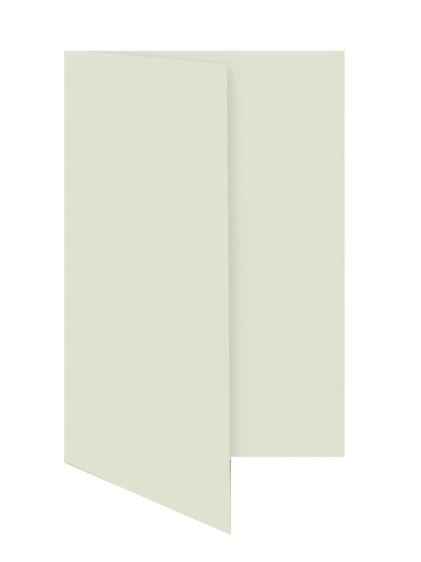 cartes pliantes colorées crème (coquille d'oeuf blanc) 105 x 210 mm (dl) | 250 g/qm offset | sans fenêtre | pas de fermeture | pas de rabat | 50 pièces