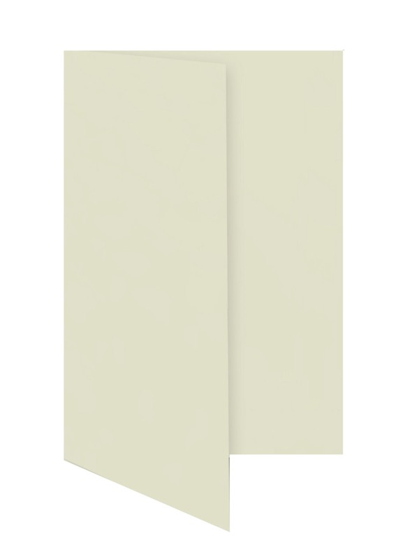 cartes pliantes colorées crème (éclairage aux bougies) 105 x 210 mm (dl) | 250 g/qm offset | sans fenêtre | pas de fermeture | pas de rabat | 50 pièces