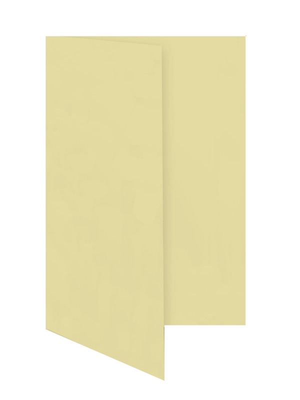 cartes pliantes colorées crème (grain) 105 x 210 mm (dl) | 230 g/qm offset | sans fenêtre | pas de fermeture | pas de rabat | 50 pièces