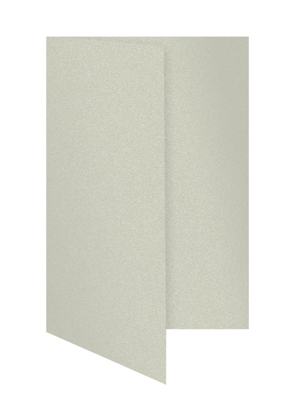cartes pliantes colorées crème (perle glamoureuse) 105 x 210 mm (dl) | 240 g/qm brillant | sans fenêtre | pas de fermeture | pas de rabat | 50 pièces