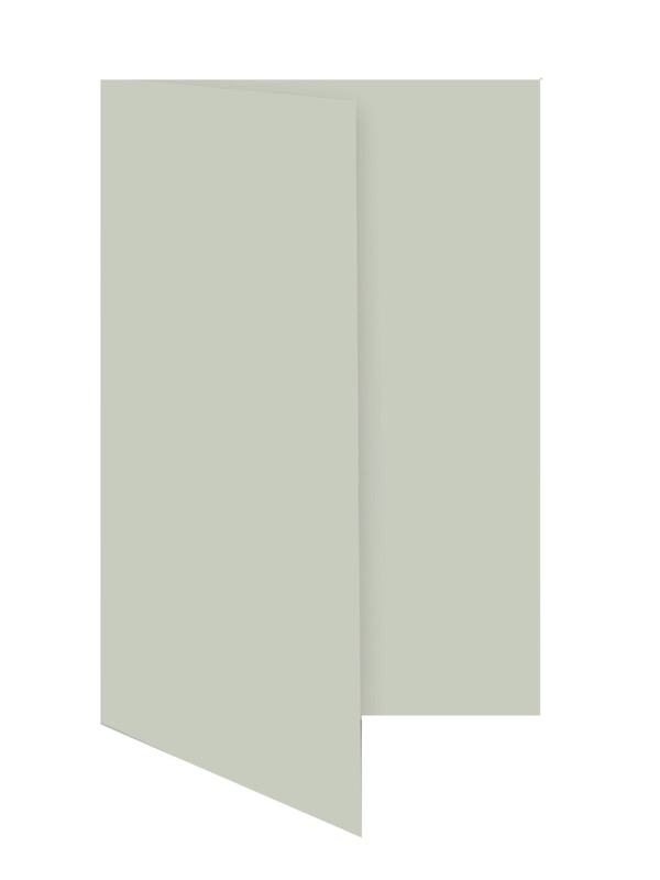 cartes pliantes colorées gris (gris dauphin) 105 x 210 mm (dl) | 230 g/qm offset | sans fenêtre | pas de fermeture | pas de rabat | 50 pièces