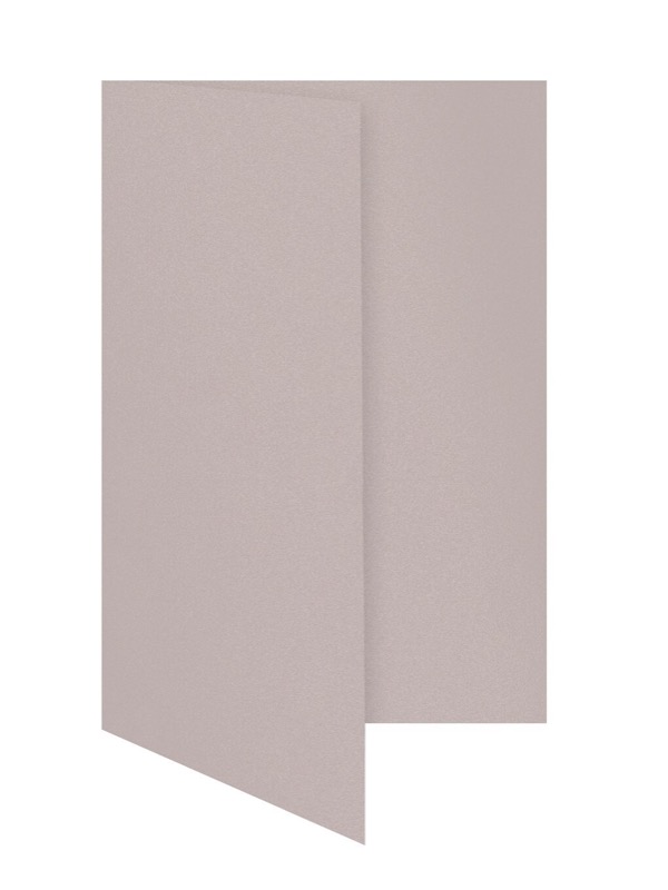 cartes pliantes colorées rose (rosé glamoureux) 105 x 210 mm (dl) | 300 g/qm brillant | sans fenêtre | pas de fermeture | pas de rabat | 50 pièces