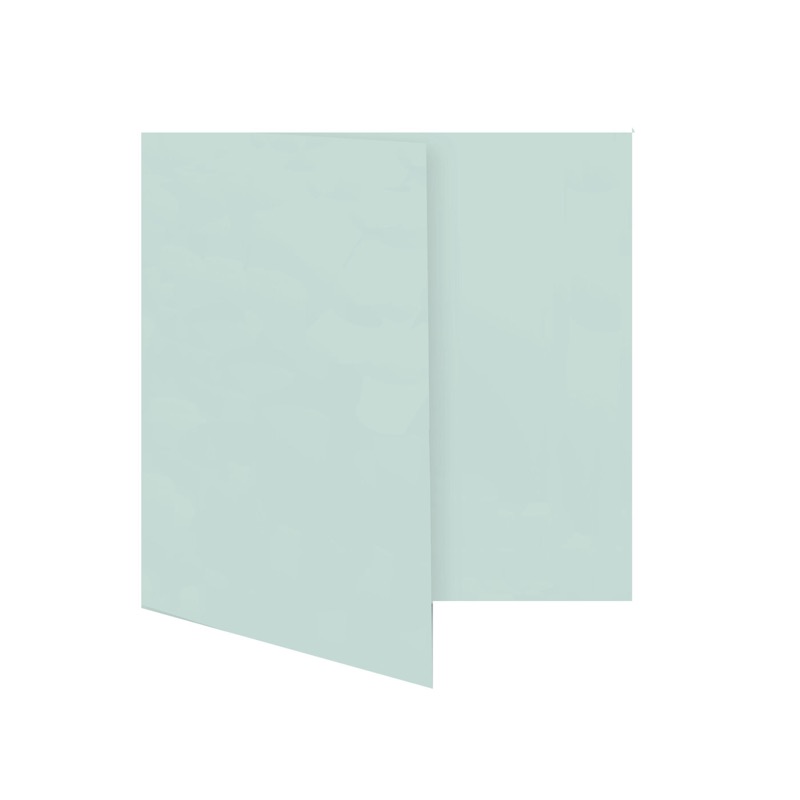 cartes pliantes colorées bleu (bleu ciel) 110 x 110 mm | 230 g/qm offset | sans fenêtre | pas de fermeture | pas de rabat | 50 pièces