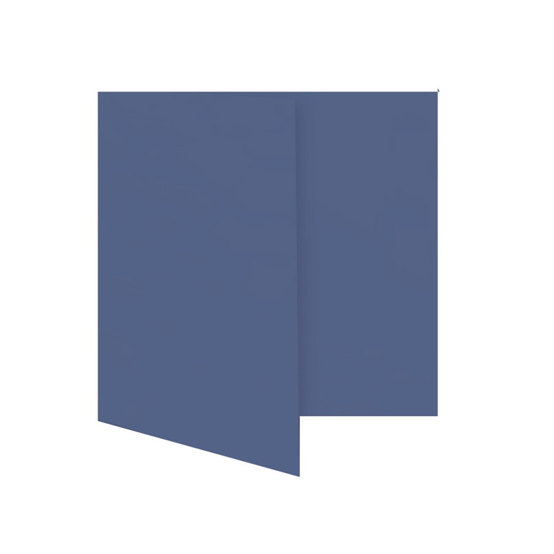 cartes pliantes colorées bleu (bleu nocturne) 110 x 110 mm | 230 g/qm offset | sans fenêtre | pas de fermeture | pas de rabat | 50 pièces