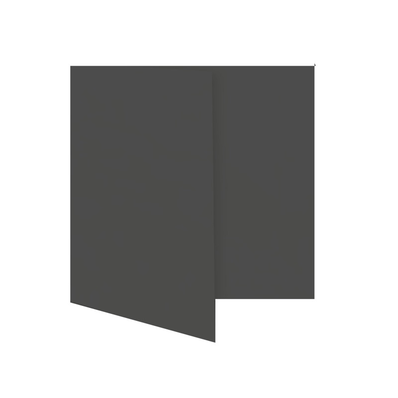 cartes pliantes colorées gris (gris foncé) 110 x 110 mm | 230 g/qm offset | sans fenêtre | pas de fermeture | pas de rabat | 50 pièces