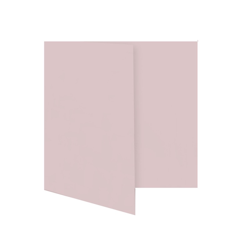 cartes pliantes colorées rose (rose clair) 110 x 110 mm | 230 g/qm offset | sans fenêtre | pas de fermeture | pas de rabat | 50 pièces
