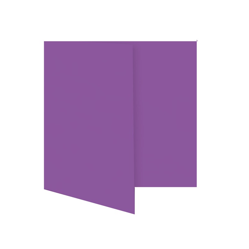 cartes pliantes colorées violet (violet foncé) 110 x 110 mm | 230 g/qm offset | sans fenêtre | pas de fermeture | pas de rabat | 50 pièces