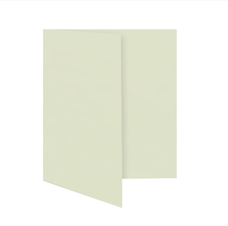 cartes pliantes colorées crème (champagne) 115 x 130 mm | 230 g/qm offset | sans fenêtre | pas de fermeture | pas de rabat | 50 pièces