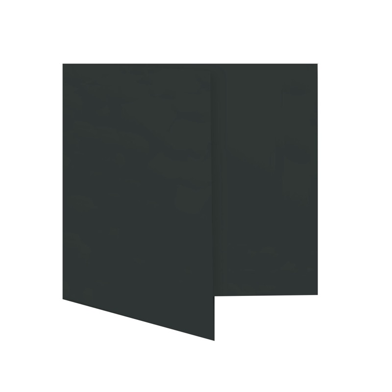 cartes pliantes colorées noir 115 x 130 mm | 230 g/qm offset | sans fenêtre | pas de fermeture | pas de rabat | 50 pièces