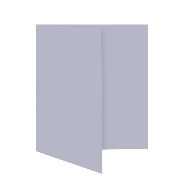 cartes pliantes colorées violet (lavande) 115 x 130 mm | 230 g/qm offset | sans fenêtre | pas de fermeture | pas de rabat | 50 pièces