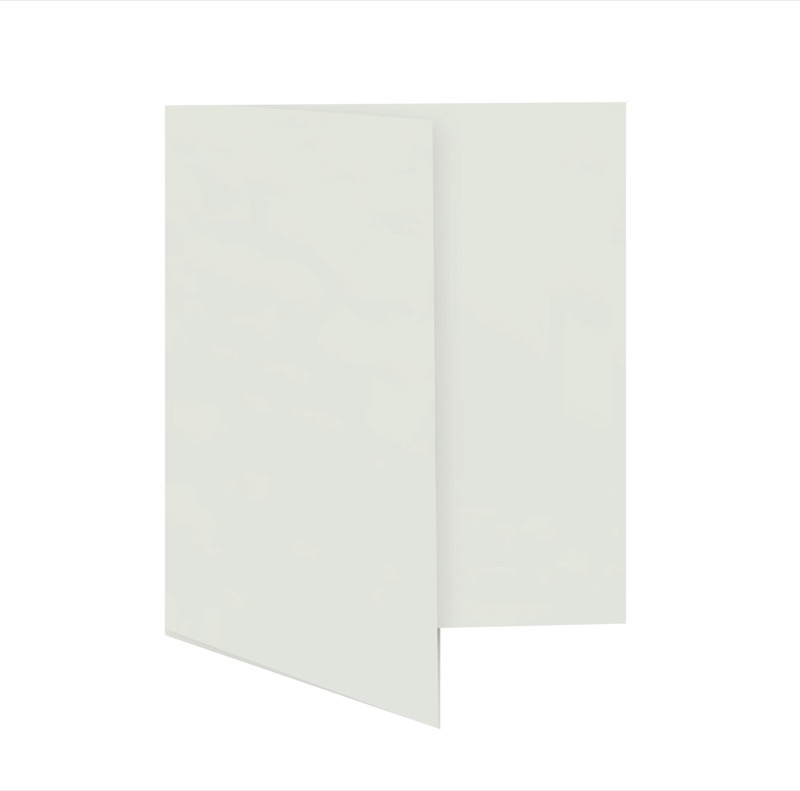 cartes pliantes blanc (blanc naturel biotope) 115 x 170 mm | 230 g/qm offset | sans fenêtre | pas de fermeture | pas de rabat | 50 pièces