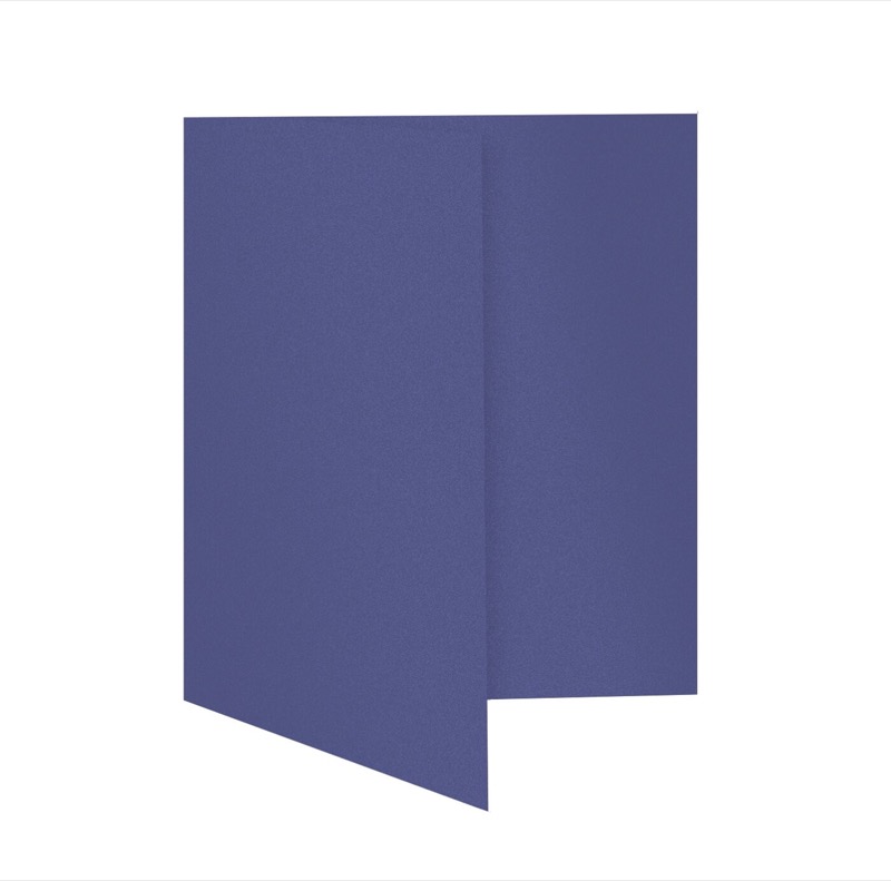 cartes pliantes colorées bleu (orient glamoureux) 115 x 170 mm | 300 g/qm brillant | sans fenêtre | pas de fermeture | pas de rabat | 50 pièces