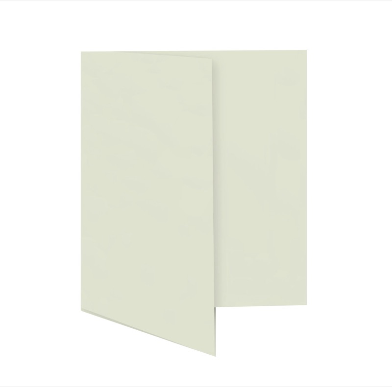 cartes pliantes colorées crème (coquille d'oeuf blanc) 115 x 170 mm | 250 g/qm offset | sans fenêtre | pas de fermeture | pas de rabat | 50 pièces