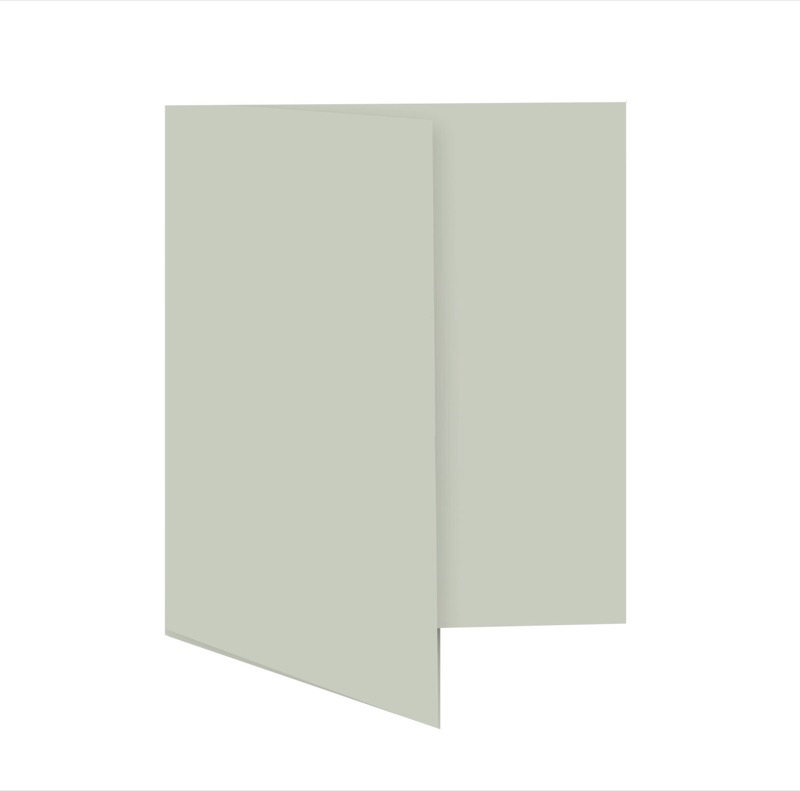 cartes pliantes colorées gris (gris dauphin) 115 x 170 mm | 230 g/qm offset | sans fenêtre | pas de fermeture | pas de rabat | 50 pièces